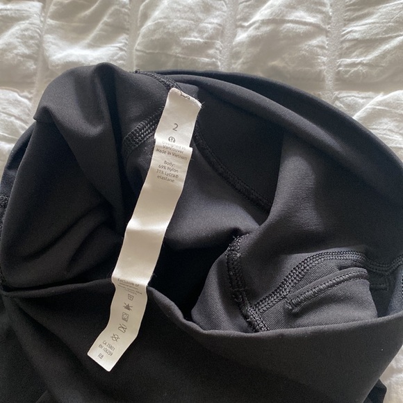 TWO pairs of Lululemon Original Wunder Under leggings, 25” - Picture 3 of 3